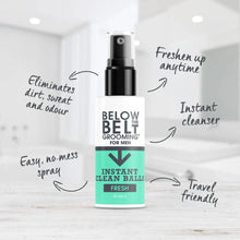 Below the Belt Grooming Instant Clean Balls - Fresh 75ml