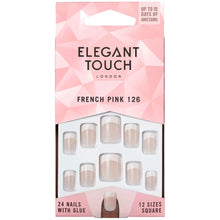 Elegant Touch Natural French Nails - 126 (S) (Pink)