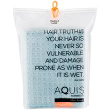 Aquis Hair Towel Waffle Luxe Dream Boat