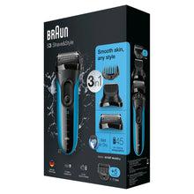 Braun Series 3 ProSkin 3010BT Electric Shaver, Blue