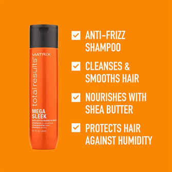 Matrix Total Results Mega Sleek Shea Butter Smoothing Shampoo for Frizzy Hair 300ml