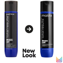 Matrix Total Results Brass Off Brunette Blue Conditioner for Lightened Brunette Hair 300ml