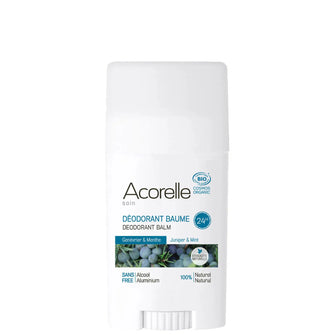 Acorelle Organic Juniper and Mint Deodorant Balm 40g