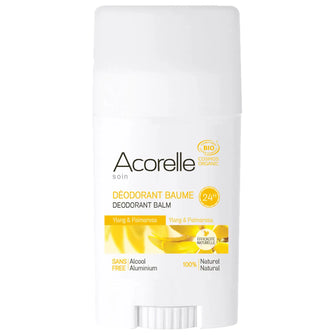 Acorelle Organic Ylang and Palmarosa Deodorant Balm 40g