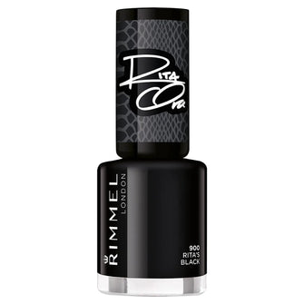 Rimmel 60 Seconds Rita Shades of Black Nail Polish (Various Shades)