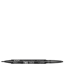 NYX Professional Makeup Two Timer - Dual Ended Eyeliner - Jet Black