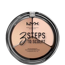 NYX Professional Makeup 3 Steps to Sculpt Face Sculpting Palette - Fair