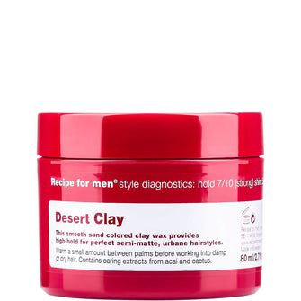 Recipe for Men Desert Clay Wax 80ml