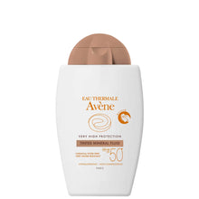 Avne Very High Protection Tinted Mineral Fluid SPF50+ Sun Cream for Intolerant Skin 40ml