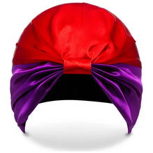 SILKE Hair Wrap The Dita - Purple and Red