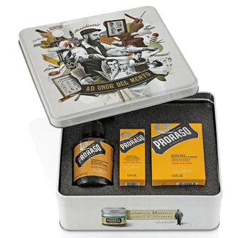 Proraso Beard Care Tin - Wood and Spice (Worth £37.50)