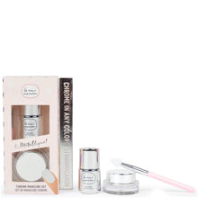 Le Mini Macaron Le Metallique Chrome Manicure Set