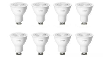 Philips Hue GU10 White Smart Bulb With Bluetooth - 8 Pack