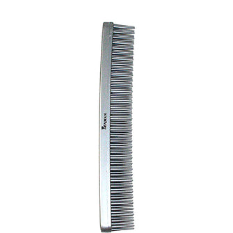 Denman Tame & Tease Styling Comb - Silver (175mm)