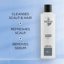 NIOXIN 3-Part System 2 Cleanser Shampoo for Natural Hair with Progressed Thinning 1000ml