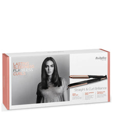 BaByliss Straight and Curl Brilliance Rose-Gold Hair Straightener