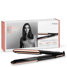 BaByliss Straight and Curl Brilliance Rose-Gold Hair Straightener