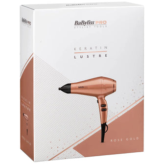 BaByliss PRO Keratin Lustre Hair Dryer - Rose Gold