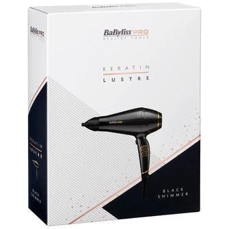 BaByliss PRO Keratin Lustre Hair Dryer - Black Shimmer