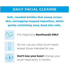 Magnitone London Barefaced 2 Porefect Daily Cleansing Brush Head - 2 Pack