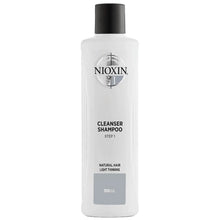 NIOXIN 3-Part System 1 Cleanser Shampoo for Natural Hair with Light Thinning 300ml