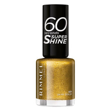 Rimmel 60 Seconds Glitter Nail Polish Oh My Gold