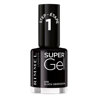 Rimmel Super Gel Nail Polish - Black Obsession