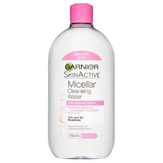 Garnier Micellar Water Facial Cleanser and Makeup Remover for Sensitive Skin 700ml