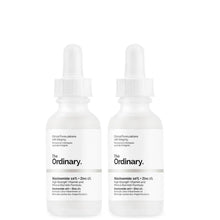 The Ordinary Niacinamide 10% + Zinc 1% High Strength Vitamin and Mineral Blemish Formula Duo 2 x 30ml