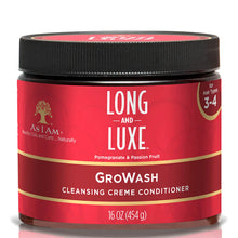 As I Am Long and Luxe Gro Wash Conditioner 454g