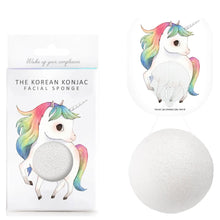 The Konjac Sponge Company Mythical Unicorn Prancing Konjac Sponge Box and Hook - White 30g