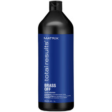 Matrix Total Results Brass Off Brunette Blue Shampoo for Lightened Brunette Hair 1000ml