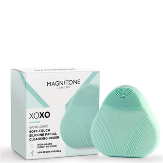 Magnitone London XOXO SoftTouch Silicone Cleansing Brush - Green