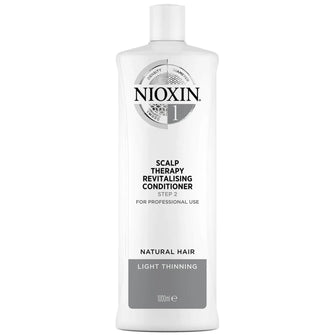 NIOXIN 3-Part System 1 Scalp Therapy Revitalizing Conditioner for Natural Hair with Light Thinning 1000ml