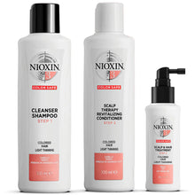 NIOXIN 3-Part System 3 Loyalty Kit for Coloured Hair with Light Thinning