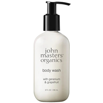 John Masters Organics Body Wash with Geranium & Grapefruit 236ml