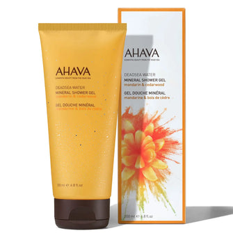 AHAVA Mineral Shower Gel - Mandarin and Cedarwood 200ml