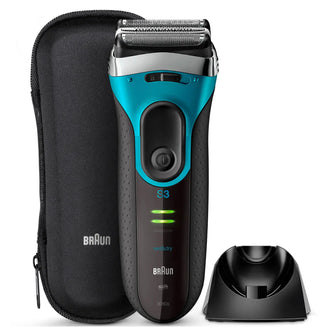 Braun Series 3 Proskin 3080S Electric Shaver - Black/Blue