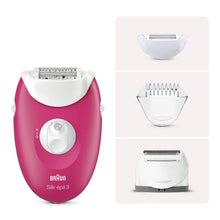 Braun Silk-pil 3 3-410 Epilator with 3 Extras