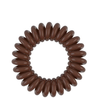 invisibobble Power Strong Hold Hair Ties - Pretzel Brown (Pack of 3)