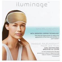 Iluminage Skin Rejuvenating Eye Mask with Anti-Aging Copper Technology – Gold