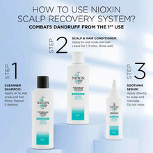 NIOXIN Scalp Recovery 3-Step Anti-Dandruff System for Itchy, Flaky Scalp