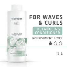 Wella Professionals Nutricurls Detangling Conditioner for Waves and Curls 1000ml