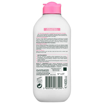 Garnier Micellar Milk Cleansing Water and Makeup Remover 400ml