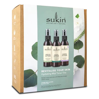 Sukin Revitalize Your Skin Hydrating Mist Toner Trio Pack (Worth 23.85)