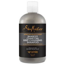 Shea Moisture African Black Soap Bamboo Charcoal Shampoo 384ml - Exclusive