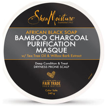 Shea Moisture African Black Soap Bamboo Charcoal Masque 354ml - Exclusive