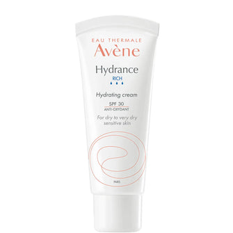 Avne Hydrance Rich-UV Hydrating Cream SPF30 Moisturiser for Dehydrated Skin 40ml