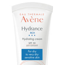 Avne Hydrance Rich-UV Hydrating Cream SPF30 Moisturiser for Dehydrated Skin 40ml