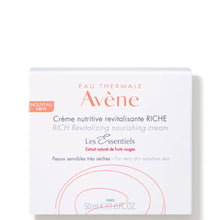 Avène Les Essentiels Rich Revitalizing Nourishing Cream Moisturiser for Dry, Sensitive Skin 50ml